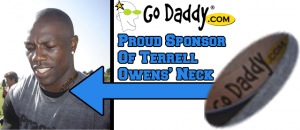 Terell Owens Branded by GoDaddy